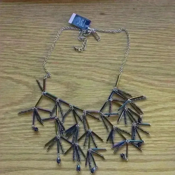 INC International Concepts Iridescent Bead Statement Necklace New - Picture 5 of 5